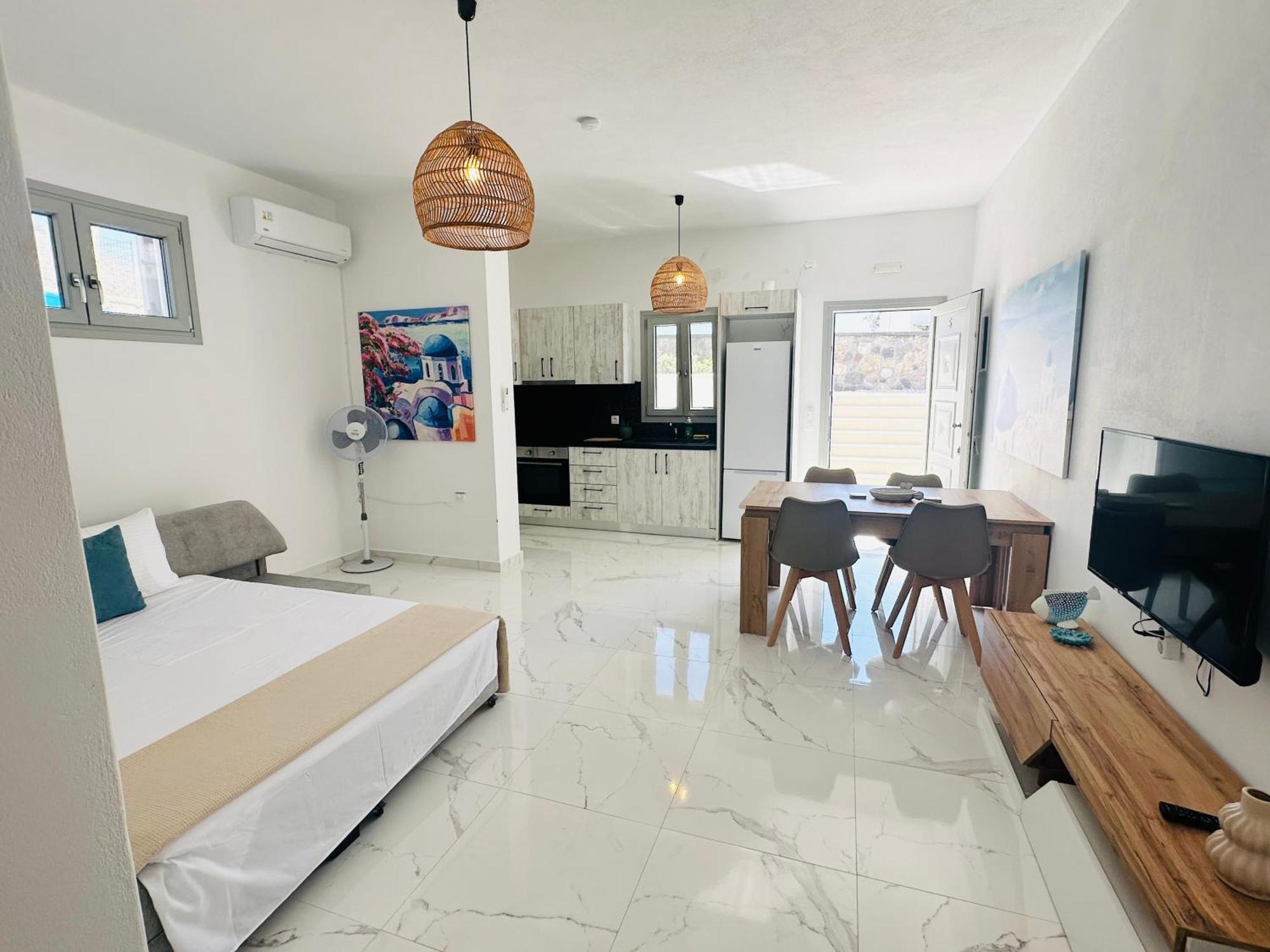 Santana Apartments Периволос Екстериор снимка
